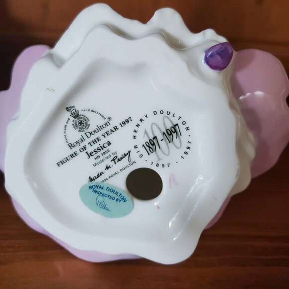 Vintage Royal Doulton Jessica 1997 Figure of the Year original $300 - Picture 4 of 14